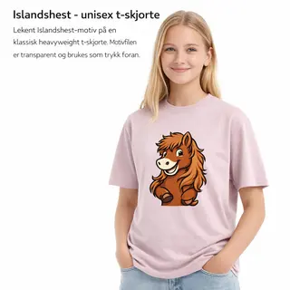 Islandshest - unisex t-skjorte 4