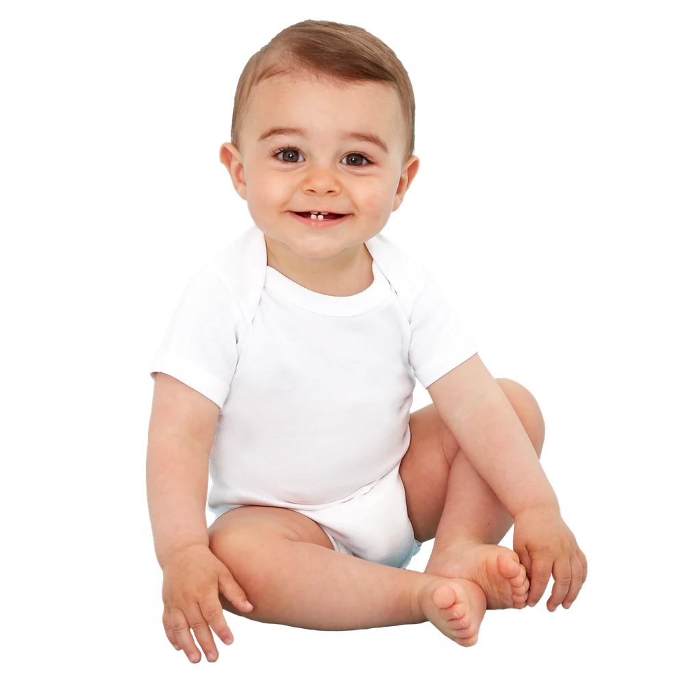 Organic Baby Short Sleeve Bodysuit | SOL'S Organic Bambino 01192 4