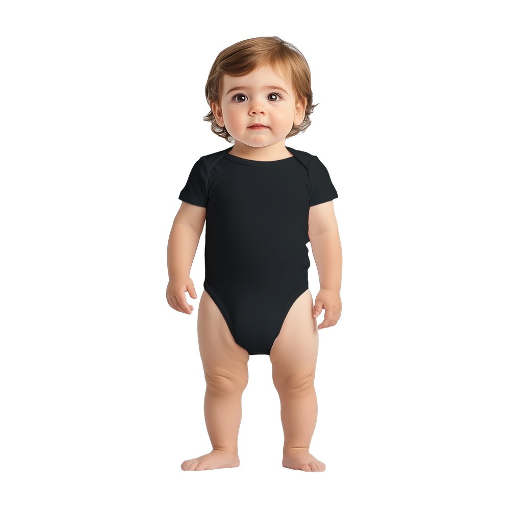 Klassisk baby kortermet body 4