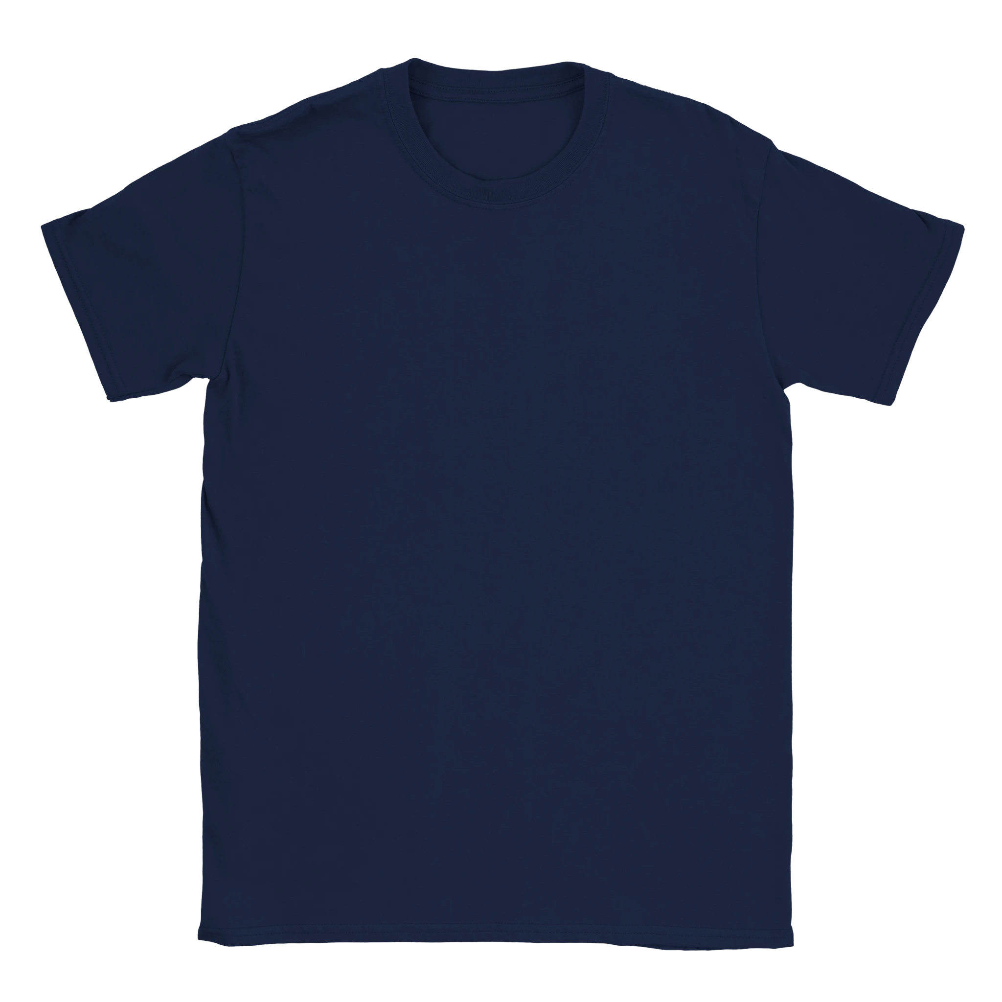 Klassisk unisex t-skjorte med rund hals