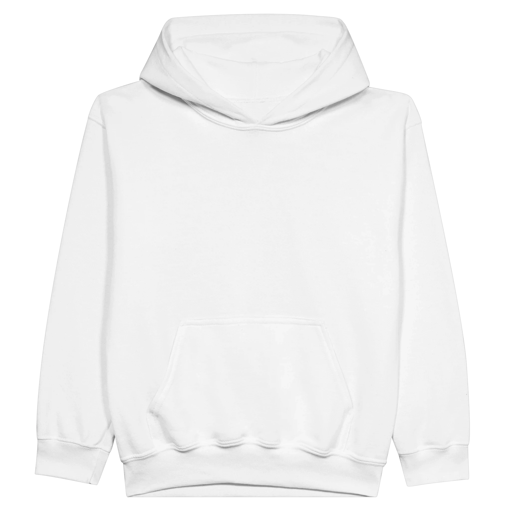 Mellomvekts fleece-hettegenser for barn