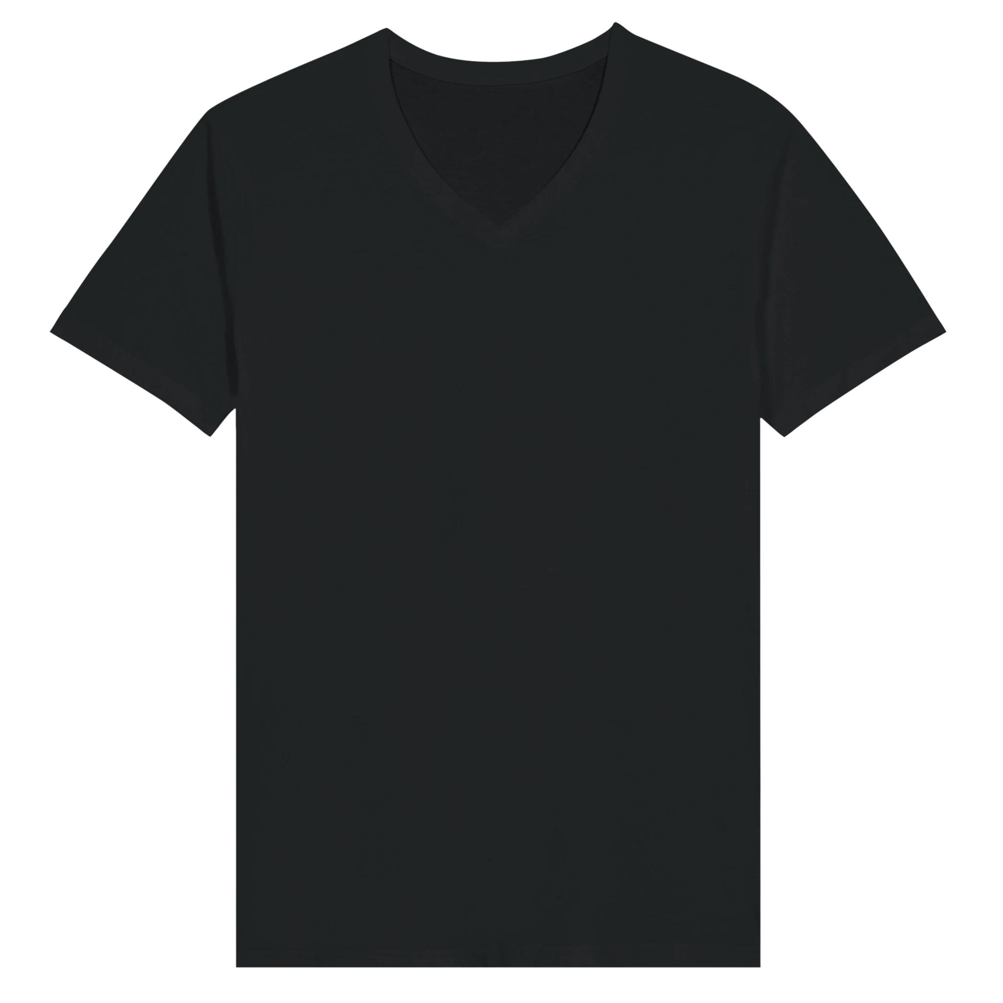 Premium unisex t-skjorte med V-hals