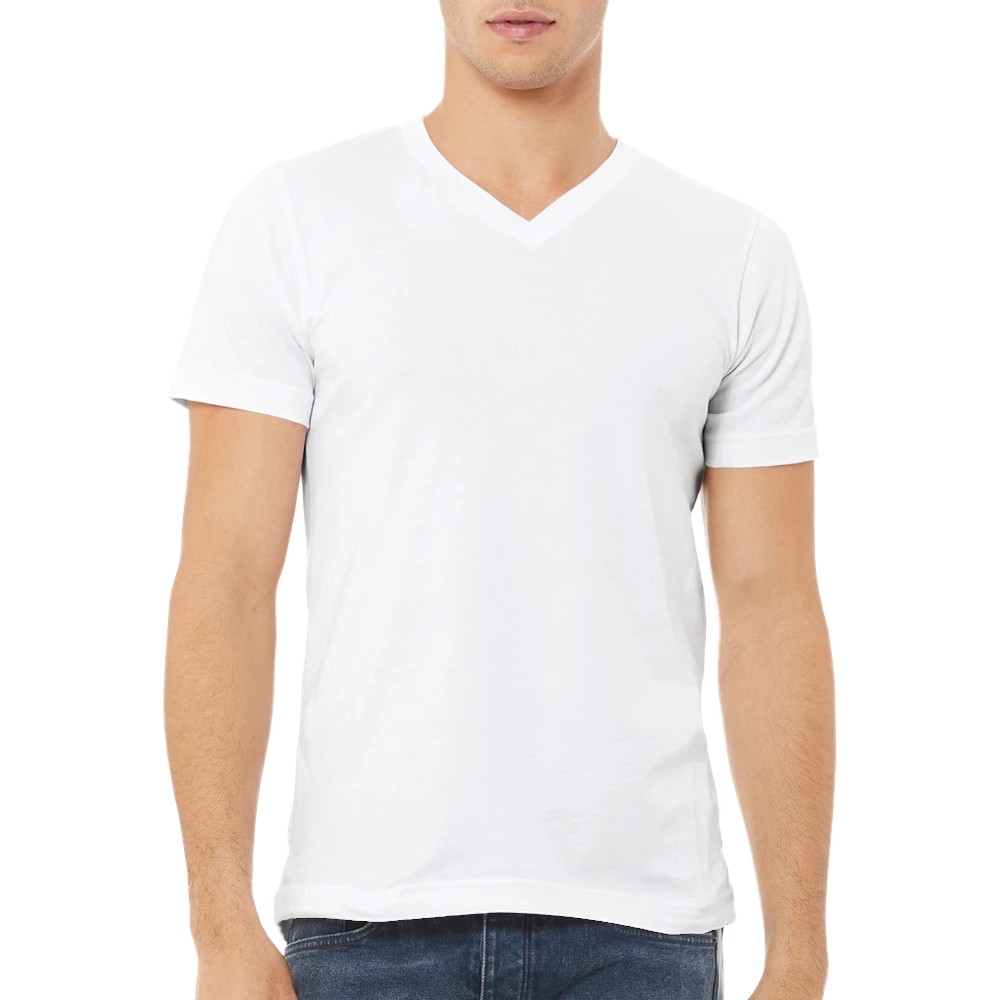 Premium unisex t-skjorte med V-hals 9